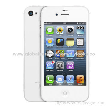 Refurbished Original Unlock iPhone 4S, White, 16GB, Classic Package